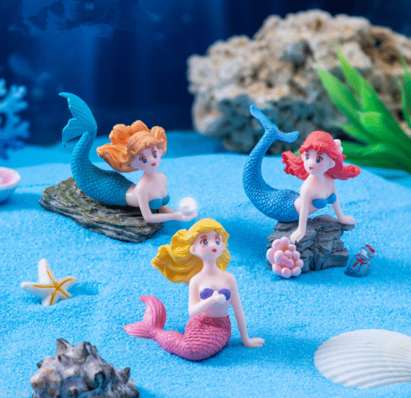 Mermaid Ocean Cartoon Figures – Decorative Aquarium Ornaments for Home & Office - Image 5