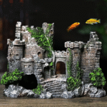 Aquarium Castle Ornament 2 – Decorative Fish Tank Castle for Home & Office
