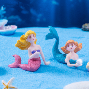 Mermaid Ocean Cartoon Figures – Decorative Aquarium Ornaments for Home & Office