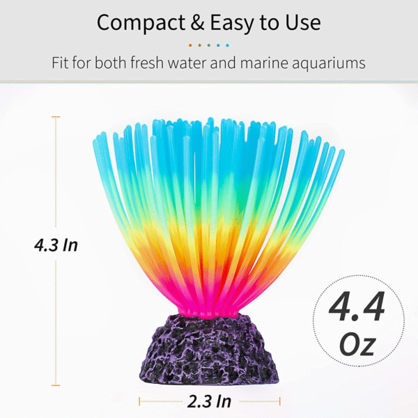 Glowing Fish Tank Plants – LED Lighted Decorative Aquarium Plants for Home & Office - Image 4