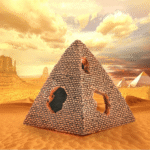 Piramide Aquarium Castle – Decorative Fish Tank Ornament for Home & Office