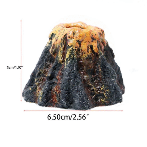Volcano Castle Aquarium Ornament – Decorative Fish Tank Accessory for Home & Office - Image 8