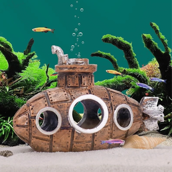Submarine Aquarium Ornament – Decorative Fish Tank Accessory for Home & Office - Image 2